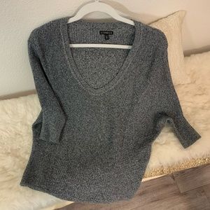 express 3/4 sleeve sweater